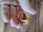 Vintage 1970s The Chunky LOVE Goldtone Ring-Robert Indiana Iconic Pop Art Sz.6 — photo 10