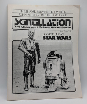  Rare 1977 Scintillation Sci-Fi Fanzine #13 Star Wars C-3PO R2-D2 Cover June...