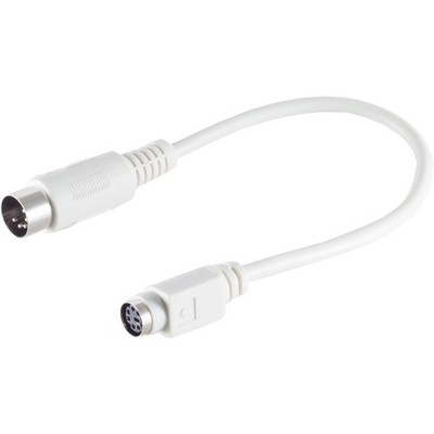 Tastatur Adapter Kabel PS2 auf DIN 6-Pol. Mini Din Stecker auf 5-Pol. DIN Buchse