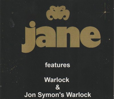 Jon Symon's Warlock: ''Jane Features Warlock and Jon Symon's Warlock'' (CD Reissue