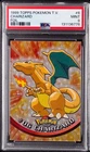 1999 TOPPS POKEMON TV FOIL #6 CHARIZARD PSA 9