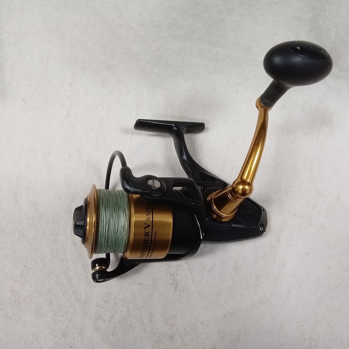 Penn Spinfisher V 5500 spinning reel with braid | eBay