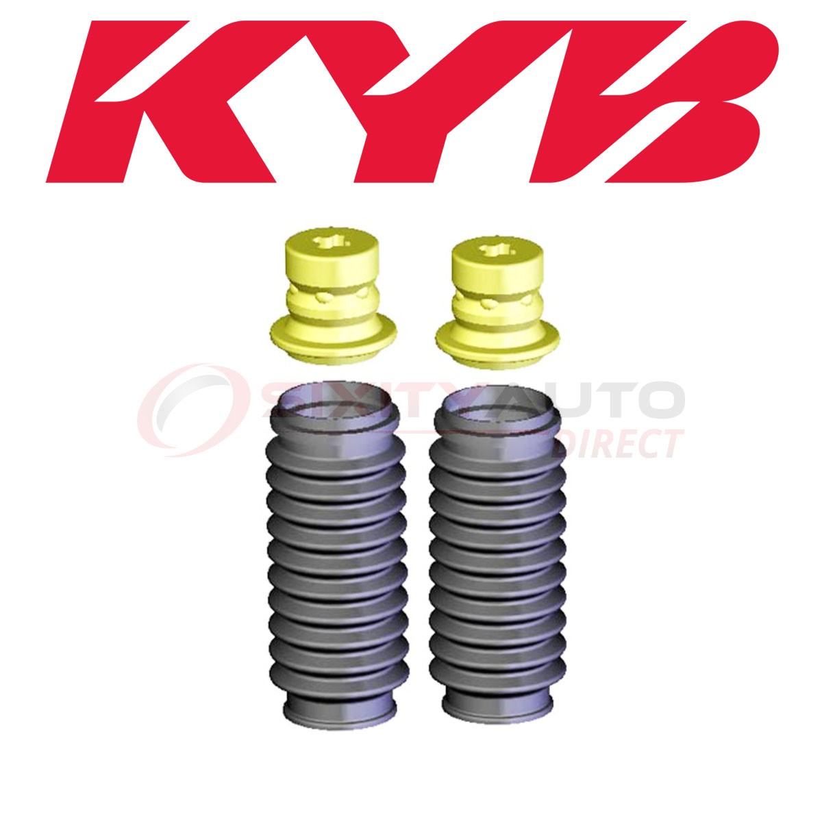 2 pc KYB Rear Suspension Strut Bellows for 1991-2005 Acura NSX - Shocks wx
