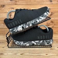 Nobull Trainers Mens Size UK 7 Outwork Black Camouflage Crossfit Hyrox Gym Shoes