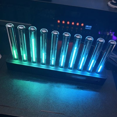 EleksMaker T10 RGB Rhythm Light Retro Tube Electronic Tube Music Spectrum Light 