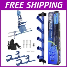 Swimming Pool Accessory Holder and Tool Storage