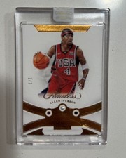 2019-20 Panini Flawless Allen Iverson Bronze Team USA Triple Gem Diamond /3