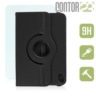 360° Schutzhülle Tasche Panzerfolie SCHWARZ 8.3'' Apple iPad Mini 6.Gen (2021)