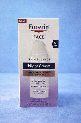 Eucerin Skin Balance Night Cream Panthenol Provitamin B5 1.7 oz