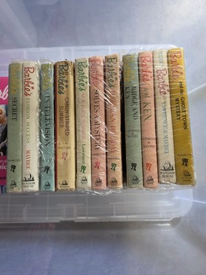Set 1-12  Vintage 1960s Barbie Hardcover Books Random House Lawrence Maybee Lot