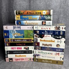 Lot of 20 Brand New Sealed VHS Tapes Vintage Clamshell Case Movies Fox Universal
