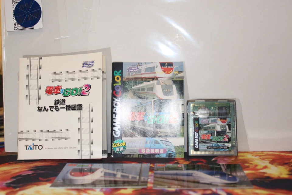 Densha de Go! 2 Game Boy Color Japan JP Manual and collection card - Image 2 of 4