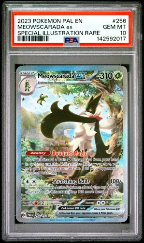 PSA 10 Meowscarada EX 256/193 Pal paldea Evolved SPECIAL ILLUSTRATION RARE