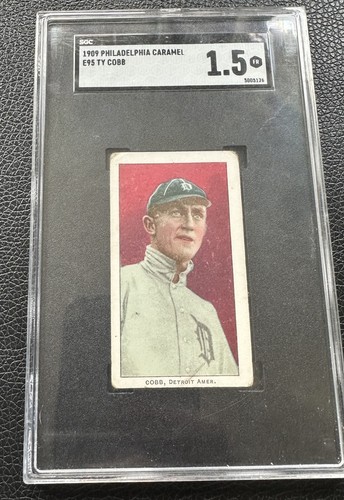 Ty Cobb 1909 E95 Philadelphia Caramel card