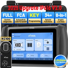 XTOOL IP616 + KC100 OBD2 Scanner Automotive Tool Key Programmer Diagnostic Tool 