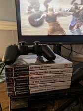 Sony Playstation 2 PS2 Slim (SCPH-70003) Full Set up + games