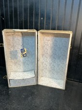 Vintage 1950's Wood Doll Carrying Case Trunk Wardrobe Storage 18 X 9.5 x9.5
