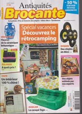 ANTIQUITES-BROCANTE N°298 RETROCAMPING /VINYLES EN DECO / CANAPE TOGO / POLAROID
