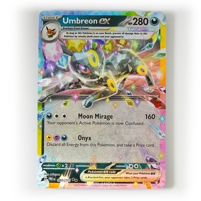 Pokemon - Umbreon ex - 060/131 - SV Prismatic Evolutions - Half Art