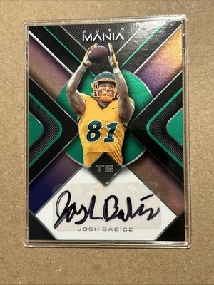 2022 Wild Card Auto Mania Josh Babicz Auto North Dakota State Bison