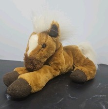 Animal Alley Brown Horse Plush Stuffed Animal Vintage