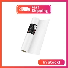 SuFly Tracing Paper Roll 18 Inch Wide x 30 Yards - Smooth Transparent 30lb/50gsm
