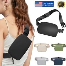 Women Men Belt Bag Fanny Pack Crossbody Bags Fashion Travel Run Waist Packs USA