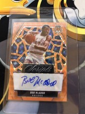 2024-25 Panini Mosaic Bob Mcadoo Scripts Auto Orange Florescent /25