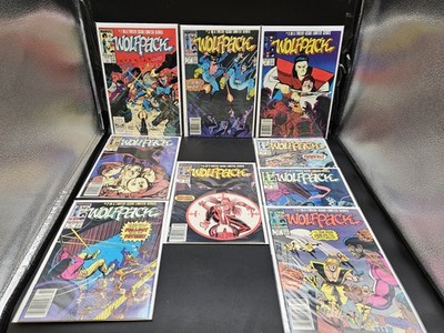 WOLFPACK # 1-3-5-6-7-8-9-10-11 ~1988 MARVEL~FREE Shipping 