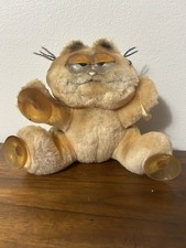 Vintage 1981 Dakin Garfield Plush Suction Cup Window Cling Cat UFS