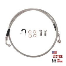 44.5" Hydraulic Front Brake Line Kit for 14Inch 44.5"/113cm Silver Tone