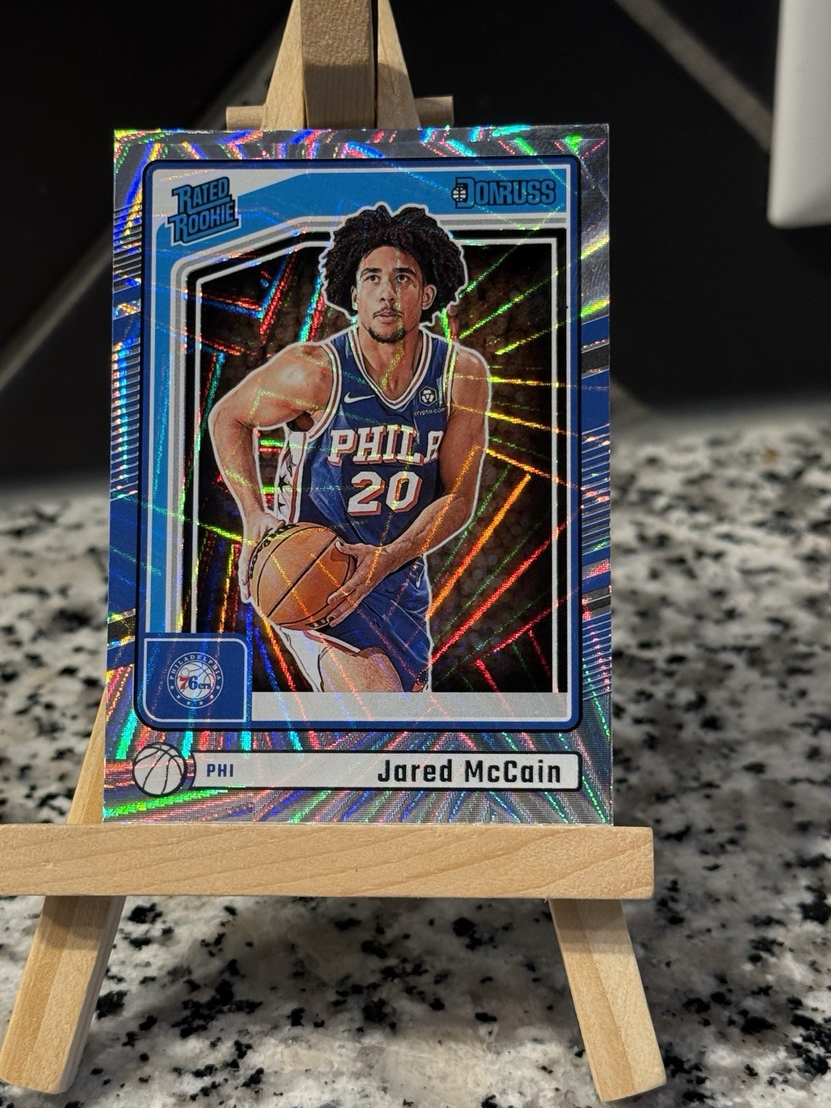 2024-25 Panini Donruss Rated Rookie WEDGES Parallel Jared McCain #228 Rookie RC