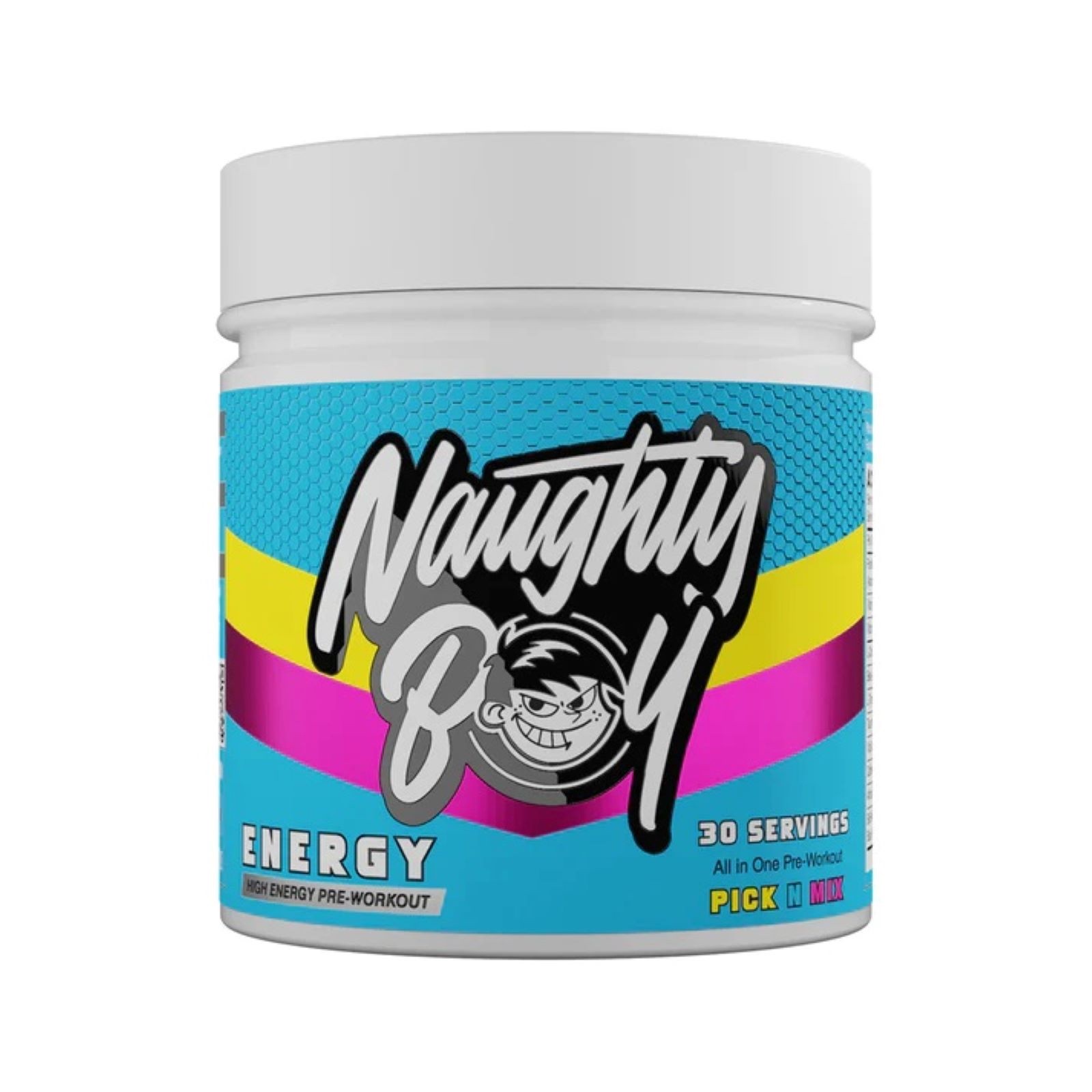 NAUGHTY BOY ENERGY PRE-WORKOUT PUMP PERFORMANCE FOCUS 390G PICK N MIX