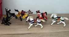 MEDIEVAL HORSES 10cms Solid Figures By Papo & T&M