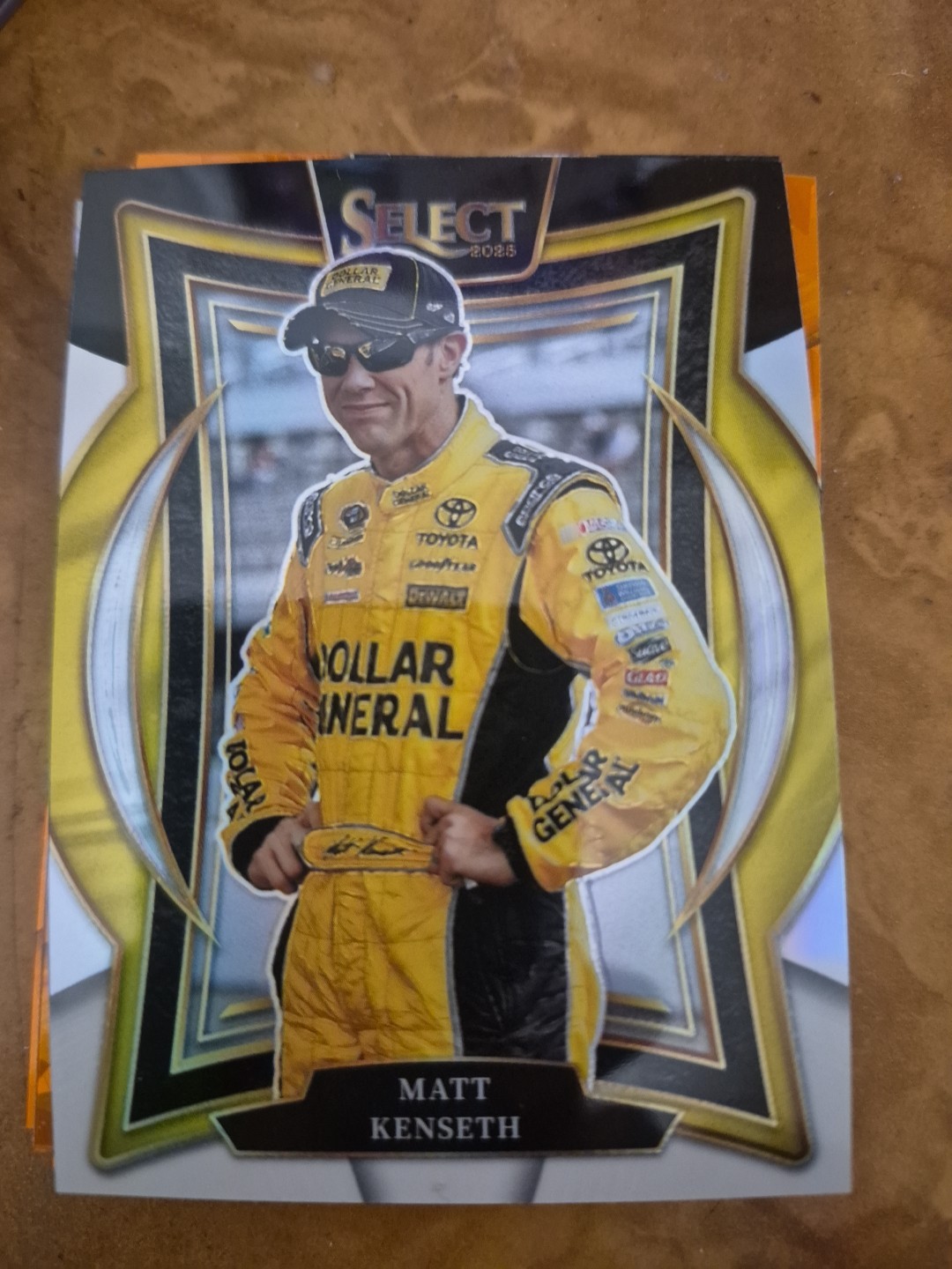 2025 Panini Select Racing Black & White Prizm #'d 27/149 Matt Kenseth