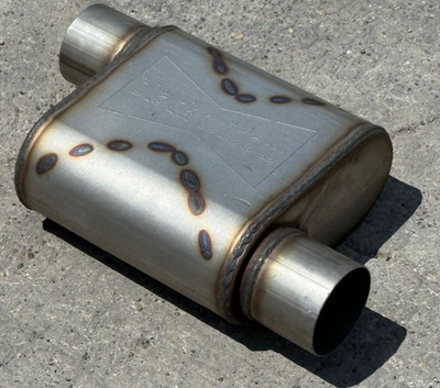 BLACK WIDOW ウレタン Black Widow Exhaust BWOOR-33 Race Venom Muffler 3 in. Diameter