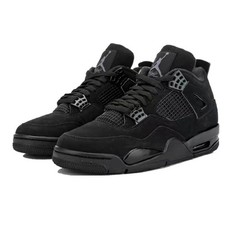 Nike Air Jordan 4 "Black Cat" Retro Men's Mid Top Basketball Shoes