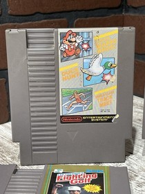 Lotto giochi NES (x4) Nintendo🔥 Mario, Skate or Die, Fighting Golf, Wheel of Fortune