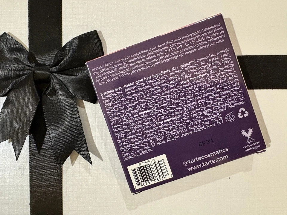 tarte RARE 8 - Second Eyes Shadow Quad In Romantic Pinks New In Box 💯 Authentic - Image 3 of 4