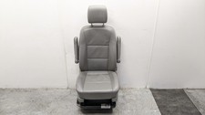 VOLKSWAGEN CARAVELLE TRANSPORTER T5 SEAT FRONT RIGHT DRIVER SIDE LEATHER 2015
