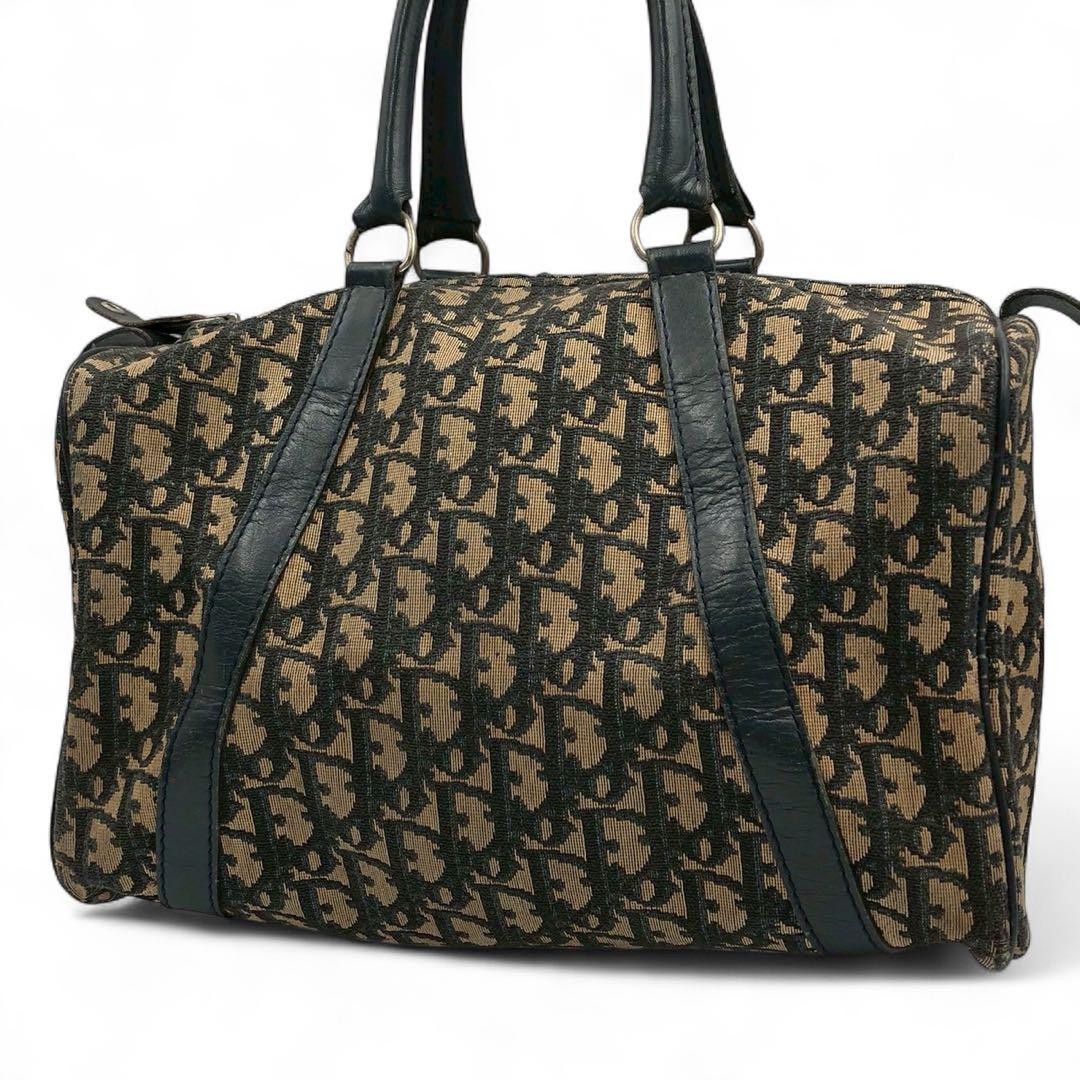 Dior Boston Back Trotter Classic Leather Carryall Bag