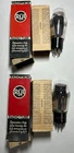 Two type 47 RCA NOS amplifier vintage audio radio tubes - ST shape - Test Strong