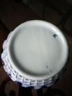 Silvestri Potpourri Incense Porcelain Burner 3 pc candle holder blue white China — photo 5