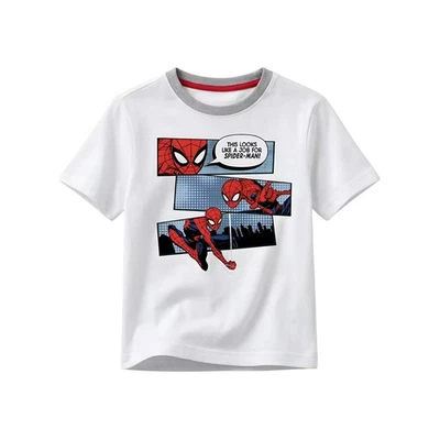 Marvel Spiderman Kinder Jungen T-Shirt Kurzarm Shirt Gr. 98 bis 128 Baumwolle - Bild 1 von 3