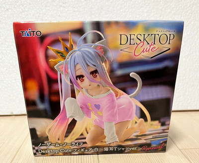 No Game No Life Shiro Figure Cat Ear Ver Model Desktop cute Taito Japan New