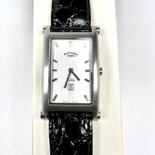 Rotary Elite Swiss Made Quartz Dress Watch - Sapphire Glass - 10651 - Warranty
