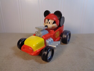 DISNEY MICKEY MOUSE DIE-CAST ROADSTER RACER HOT ROD CAR (DIS467