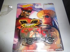 Hot Wheels '88 Mercedes Unimog U1300, 2018 Pop Culture Street Fighter V #2b 3asp
