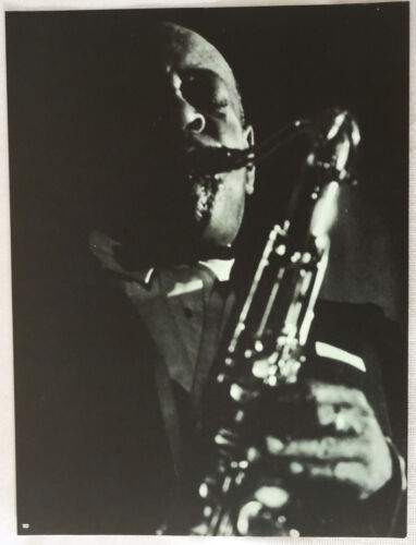 Jazz Musiker Coleman Hawkins Saxophon Poster 36,5 x 27 cm