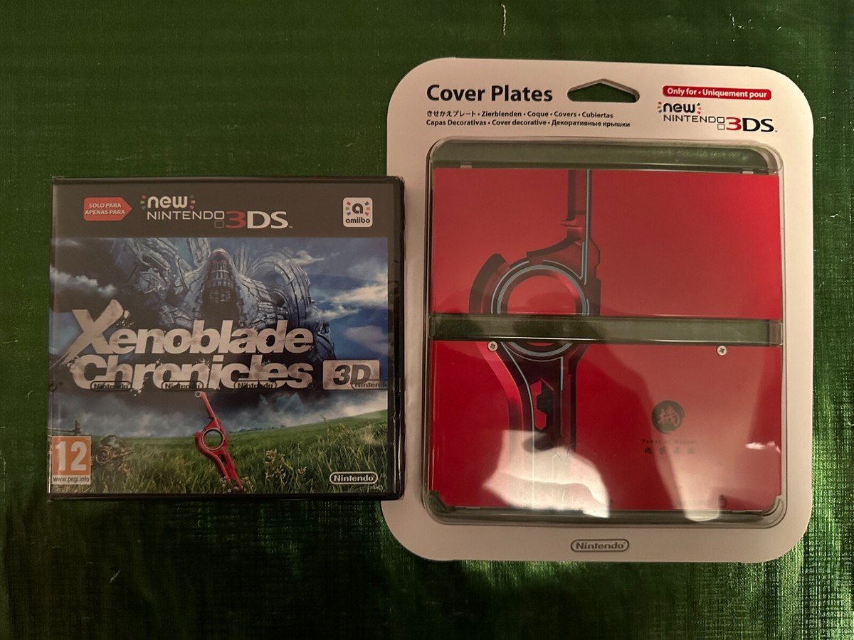 Pack Juego Xenoblade 3D Cover Plates Xenoblade New Nintendo 3DS  PRECINTADO!!!